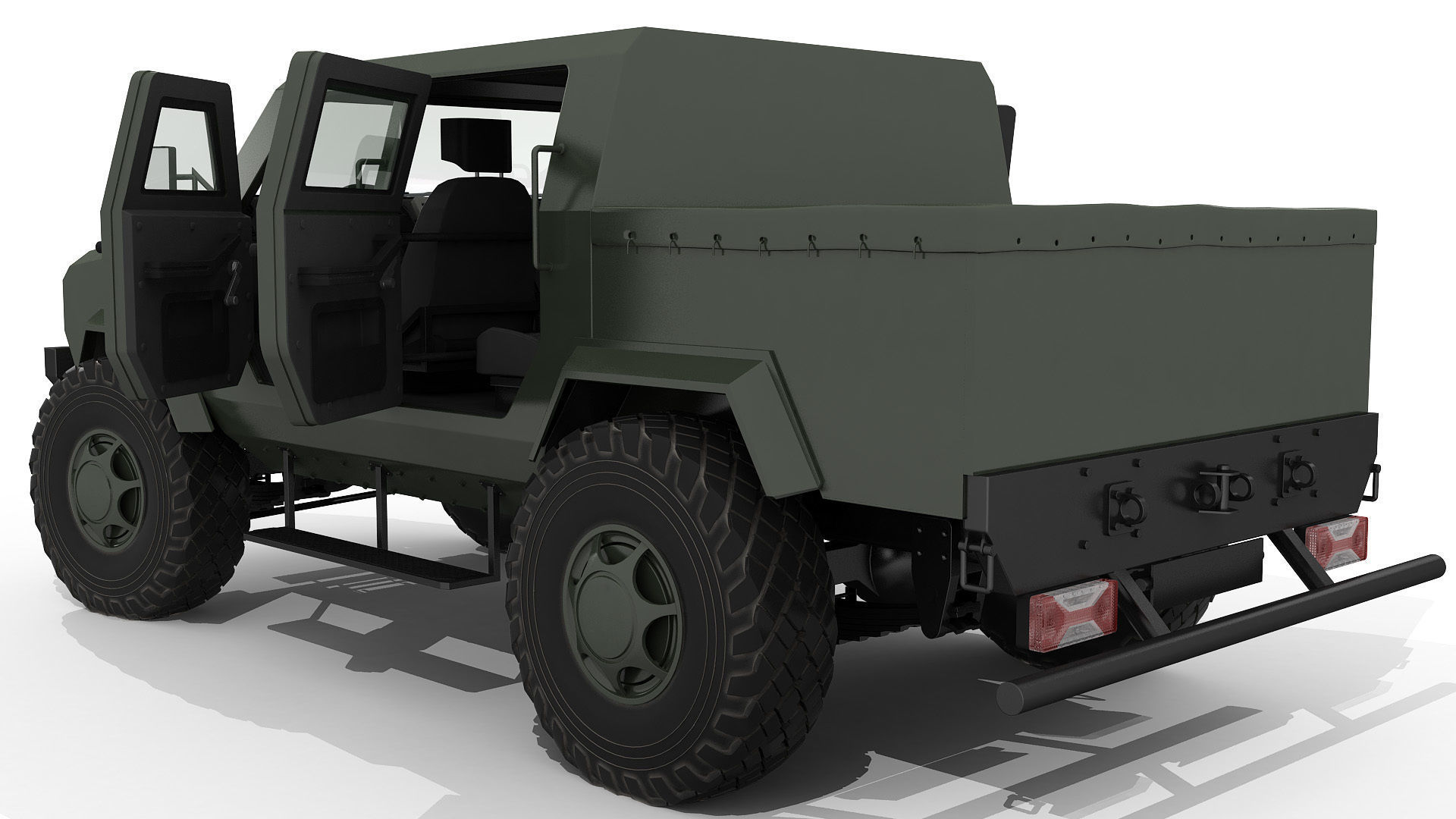 Military vehicle 3D model_12