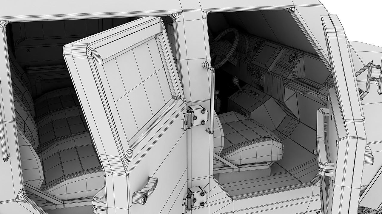 Military vehicle 3D model_31