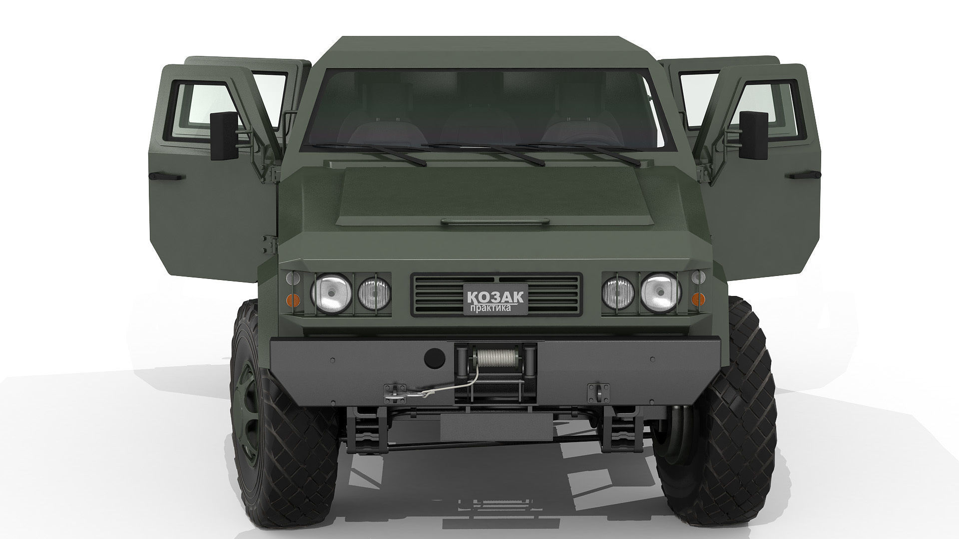 Military vehicle 3D model_4