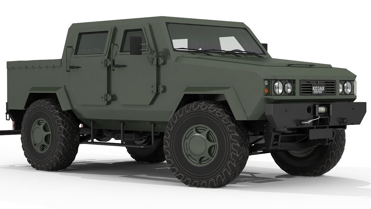 Military vehicle 3D model_2