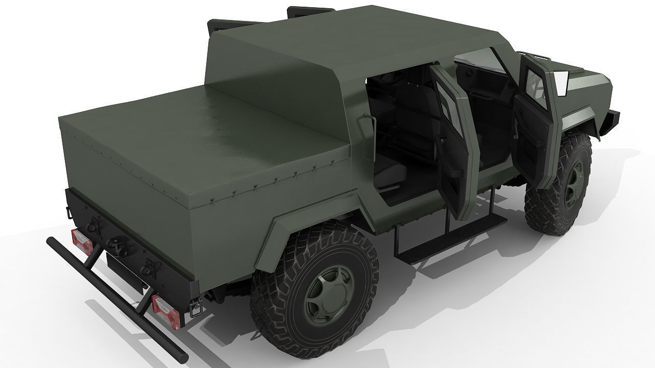Military vehicle 3D model_24