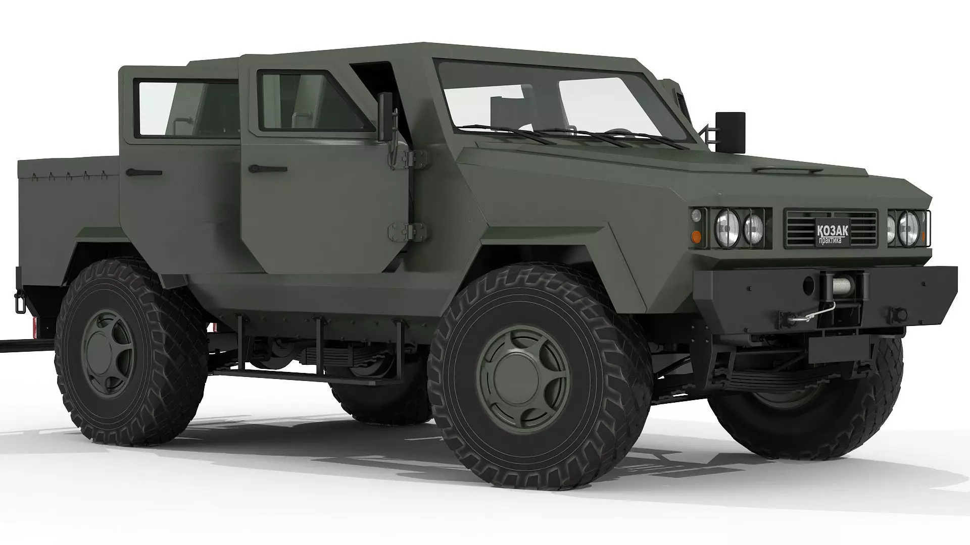 Military vehicle 3D model_0