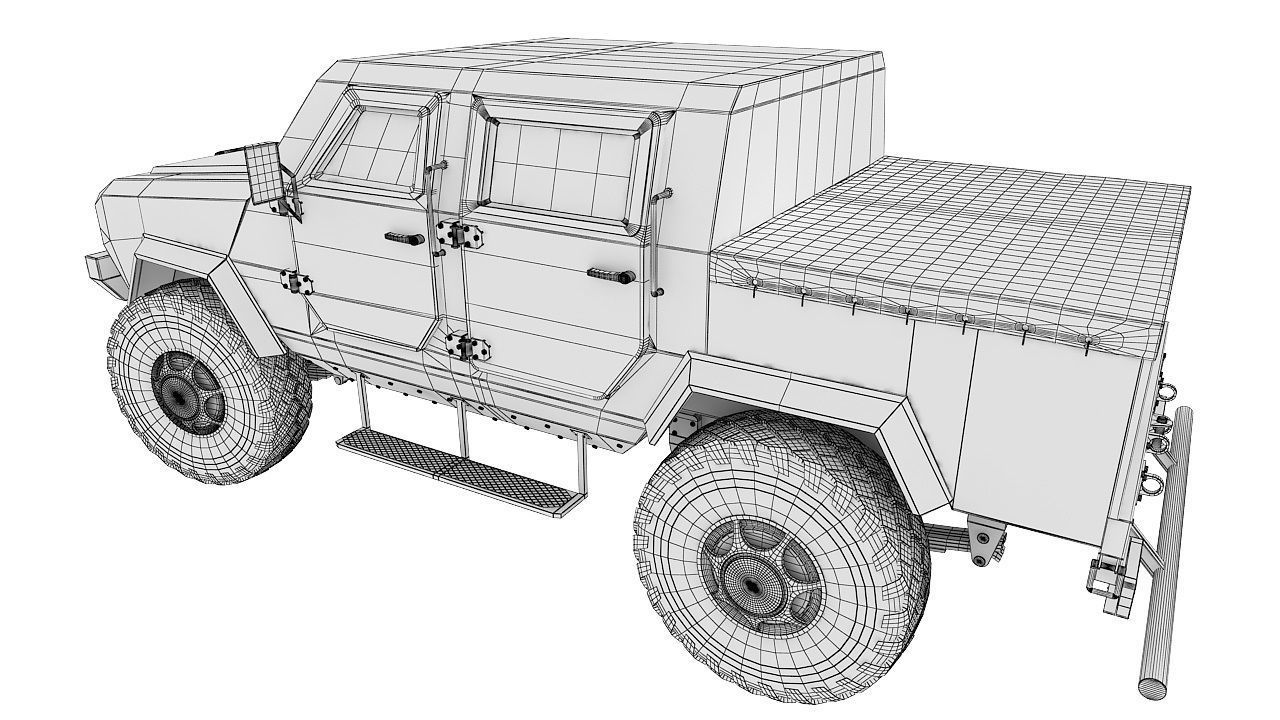 Military vehicle 3D model_30