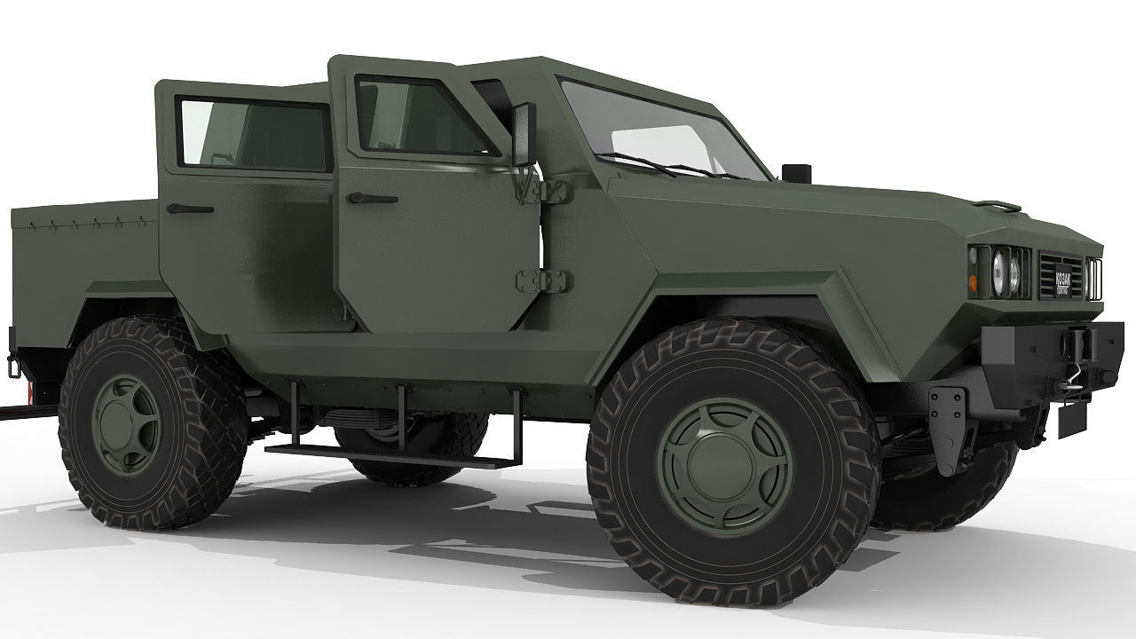 Military vehicle 3D model_16