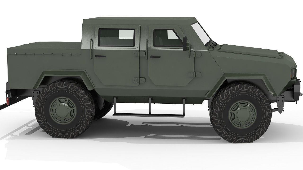 Military vehicle 3D model_8