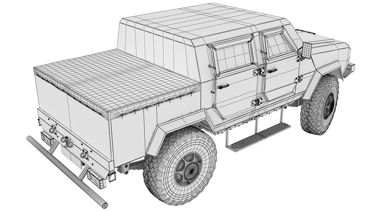 Military vehicle 3D model_23