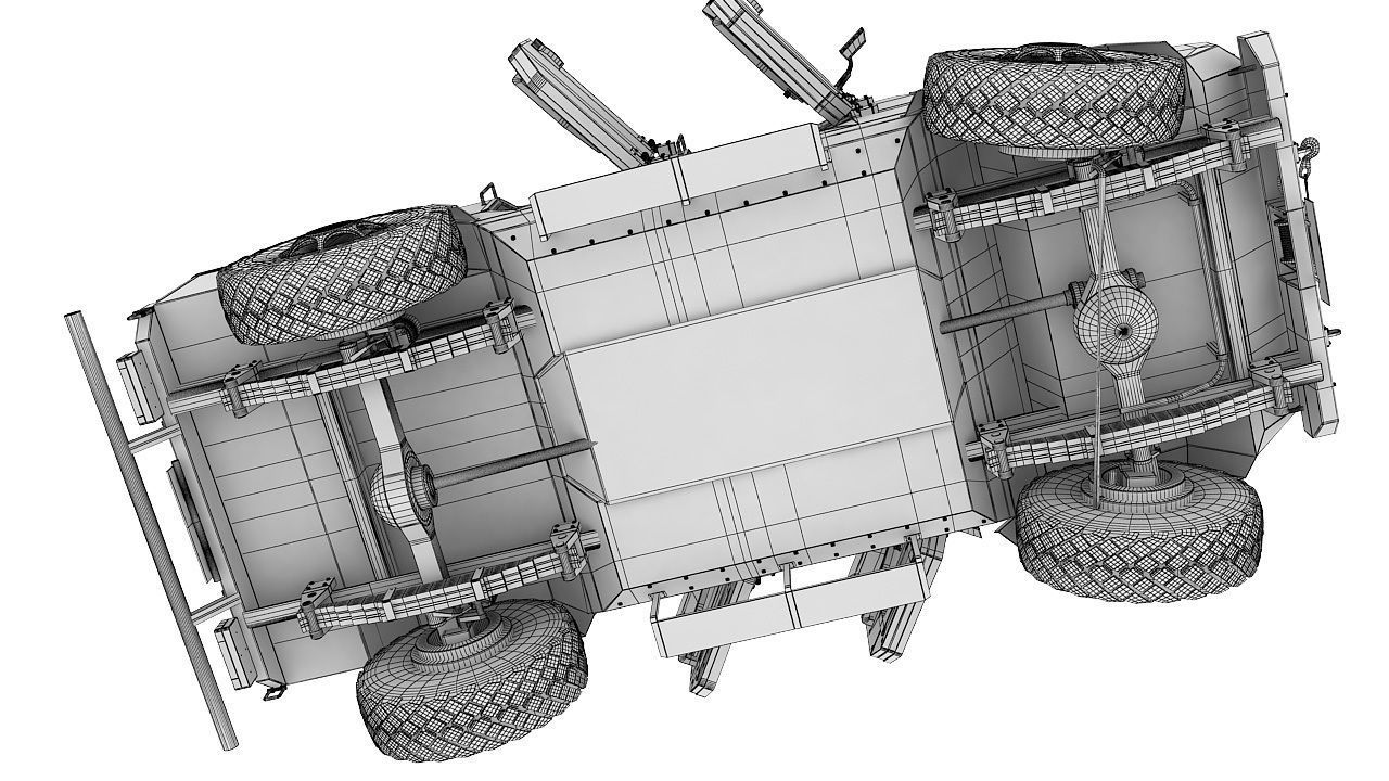 Military vehicle 3D model_17