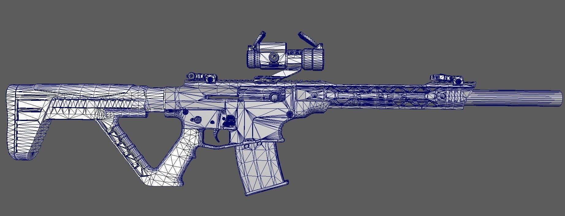 RIA VR80 shotgun Low-poly 3D model_10