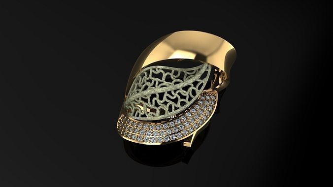 ring gold 3D print model