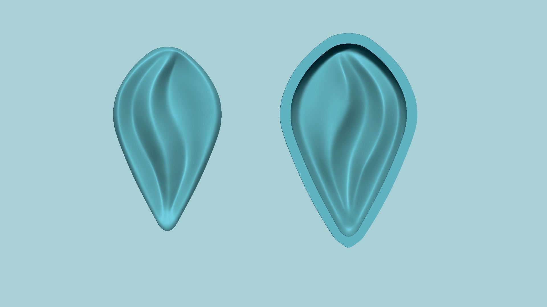 Tuscan Rose Petal - Molding Arrangement EVA Foam Craft 3D print model_1