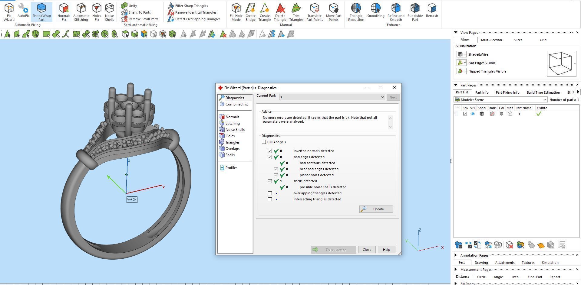 Diamond ring Knot 3D print model_13
