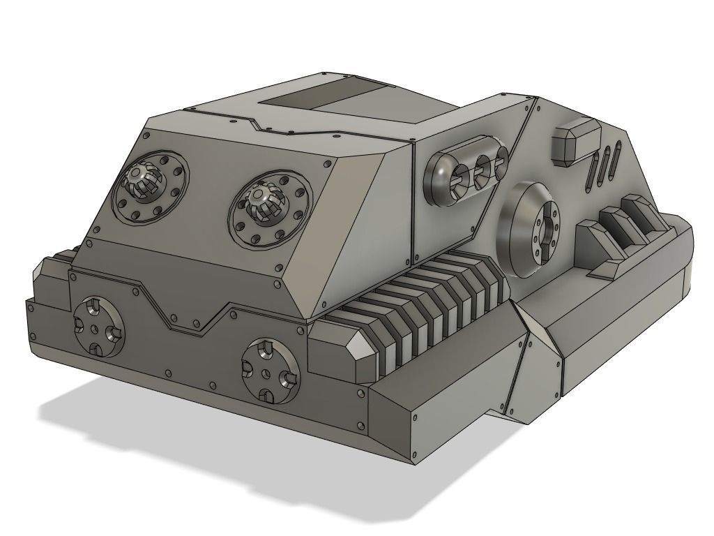 Medium Turret UPDATED 3D print model_1