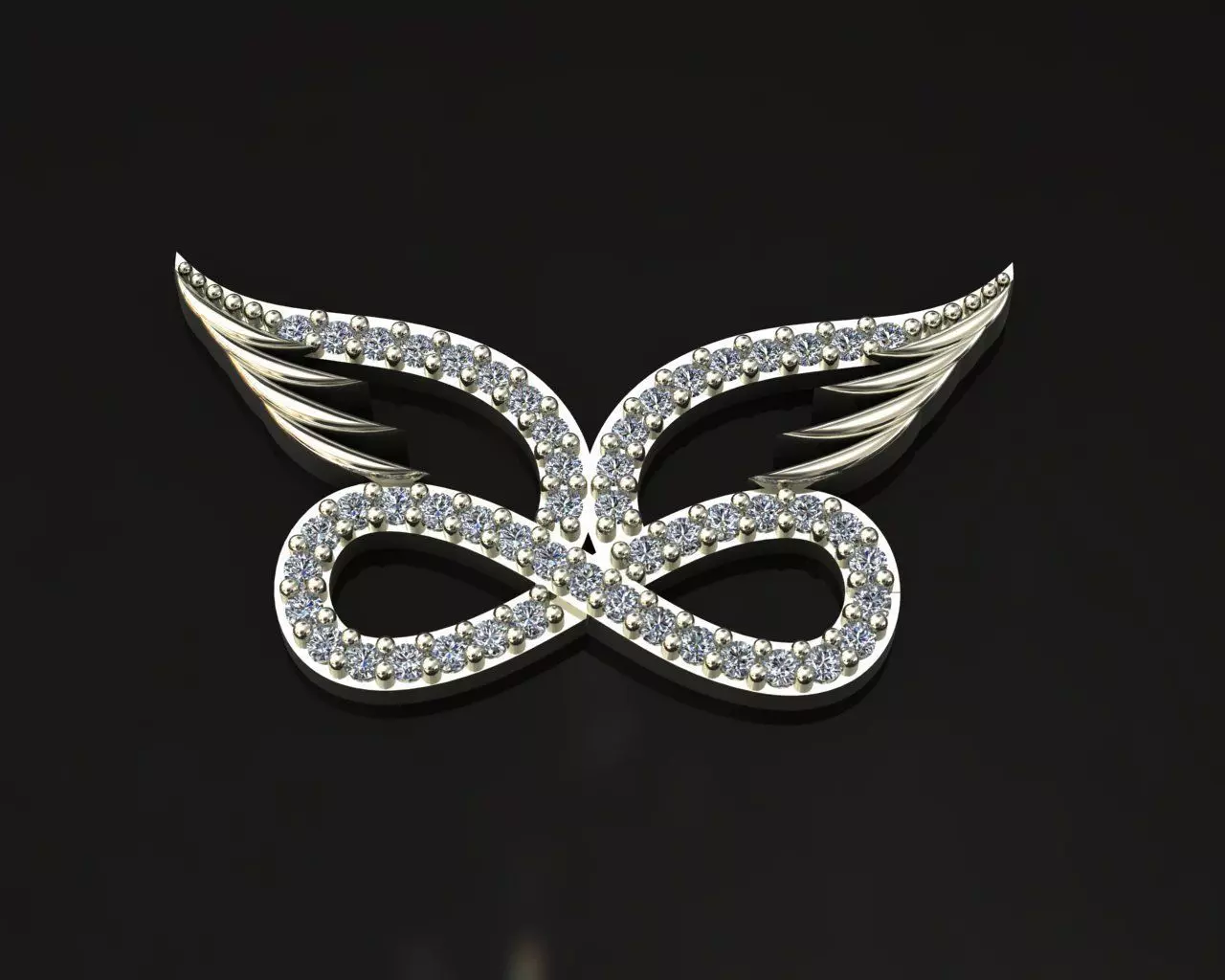 Infinity Butterfly Free 3D print model