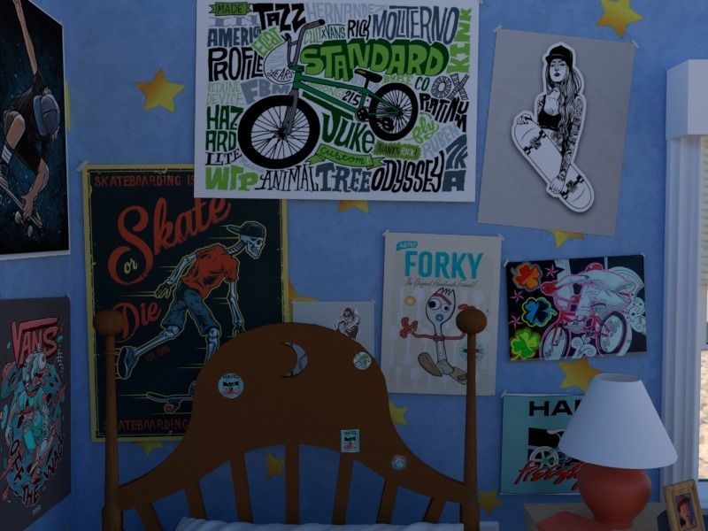  Andys room  - Part 2 3D model_10