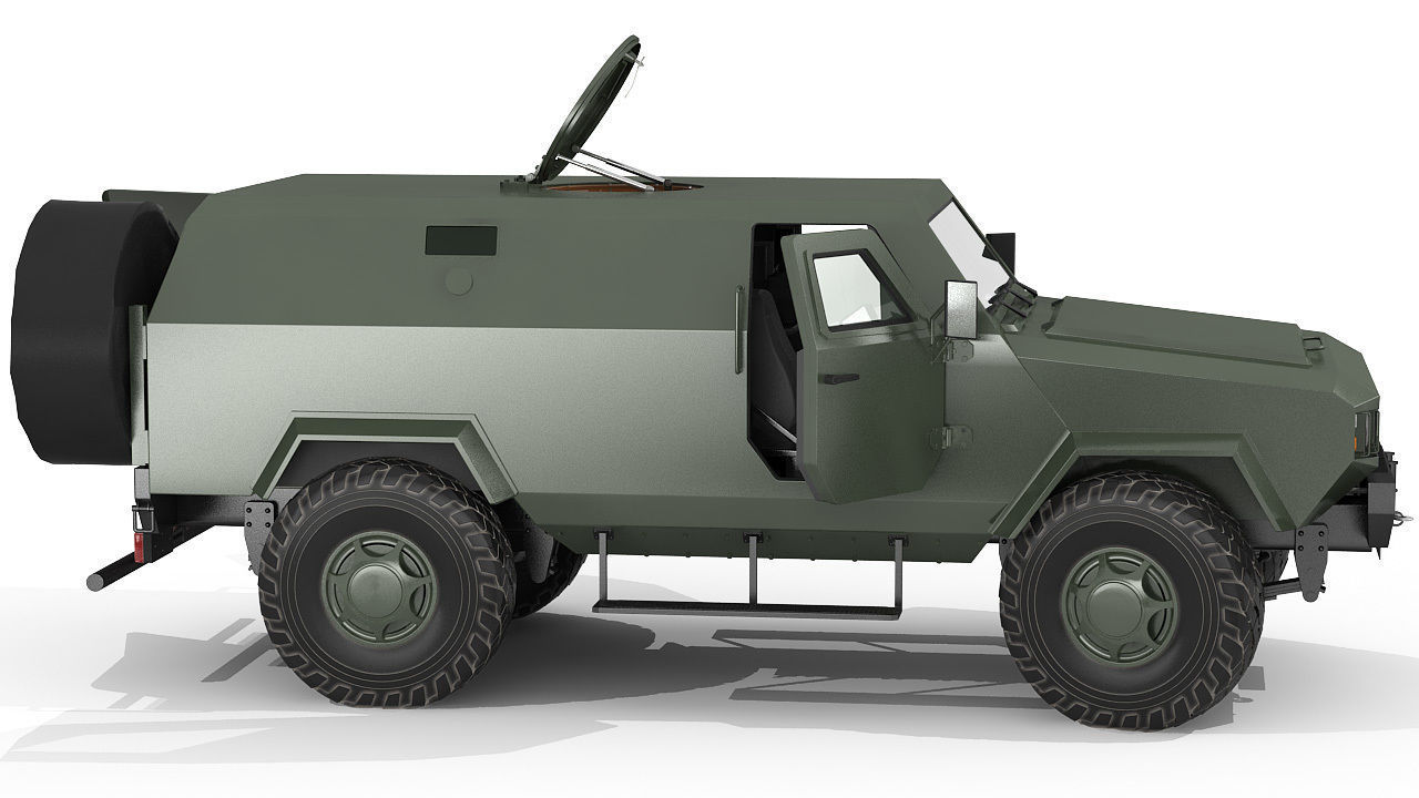 Military vehicle 3D model_10