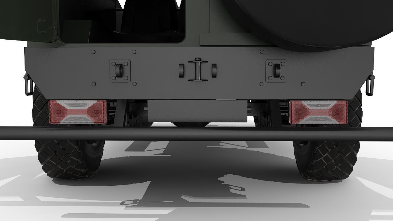 Military vehicle 3D model_2