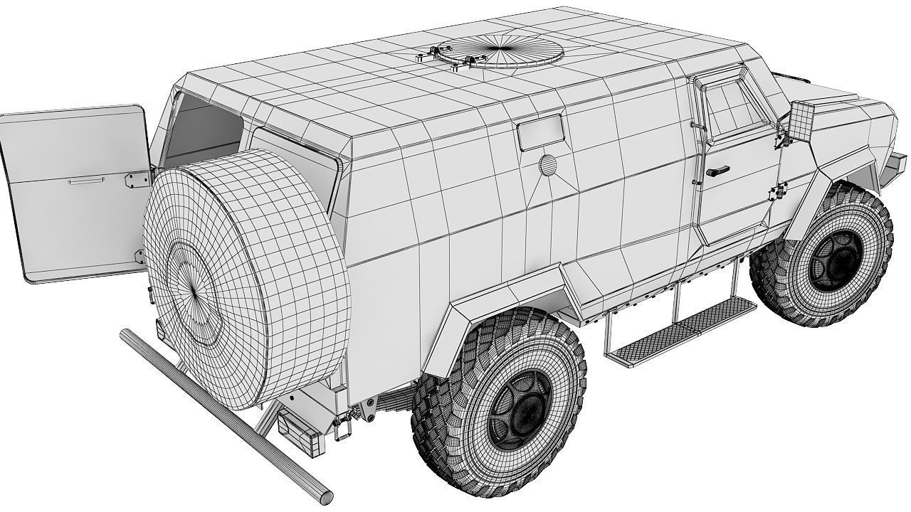 Military vehicle 3D model_31