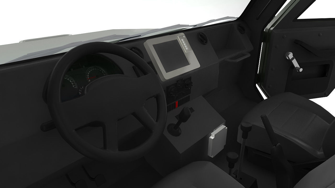 Military vehicle 3D model_1