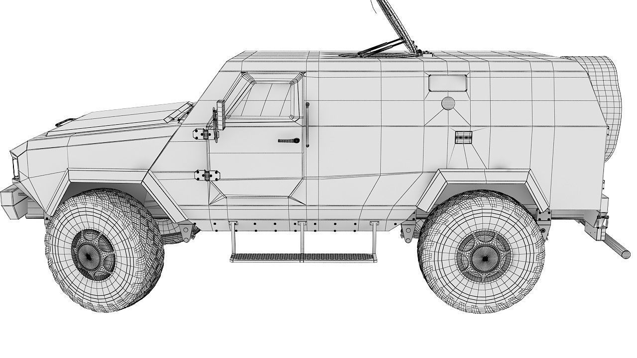 Military vehicle 3D model_14