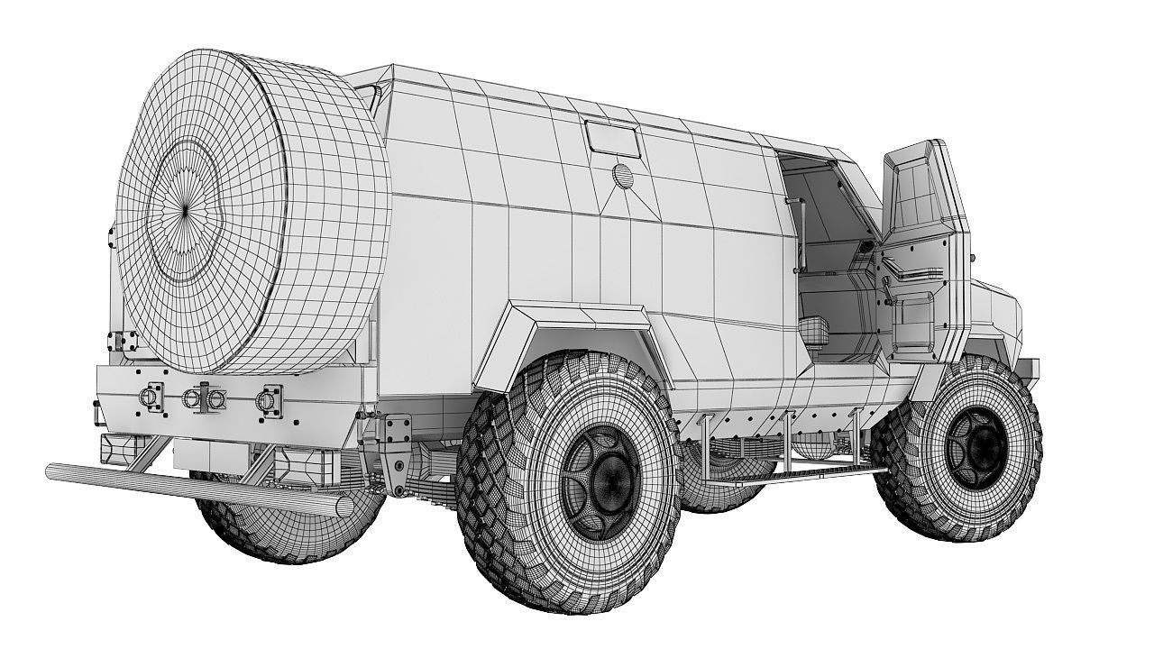 Military vehicle 3D model_32