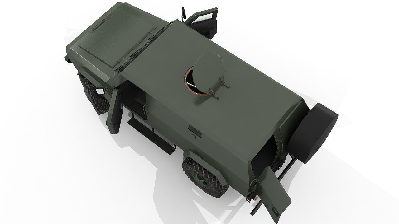 Military vehicle 3D model_3