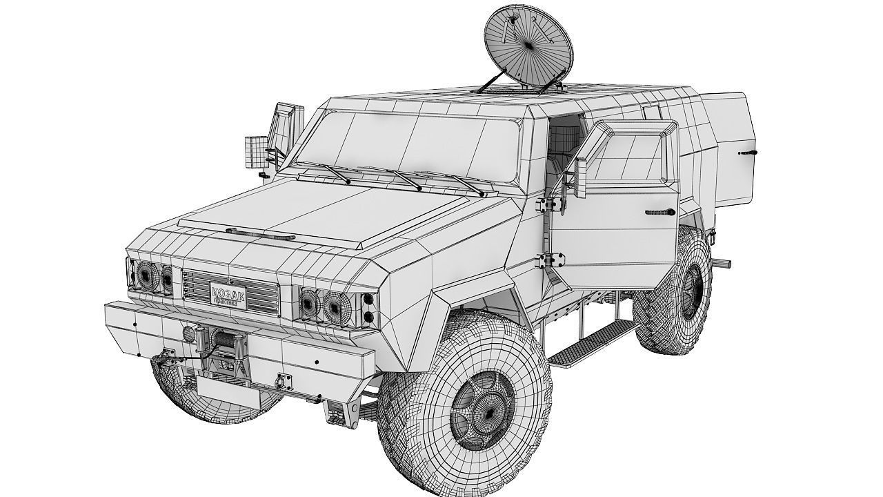 Military vehicle 3D model_17