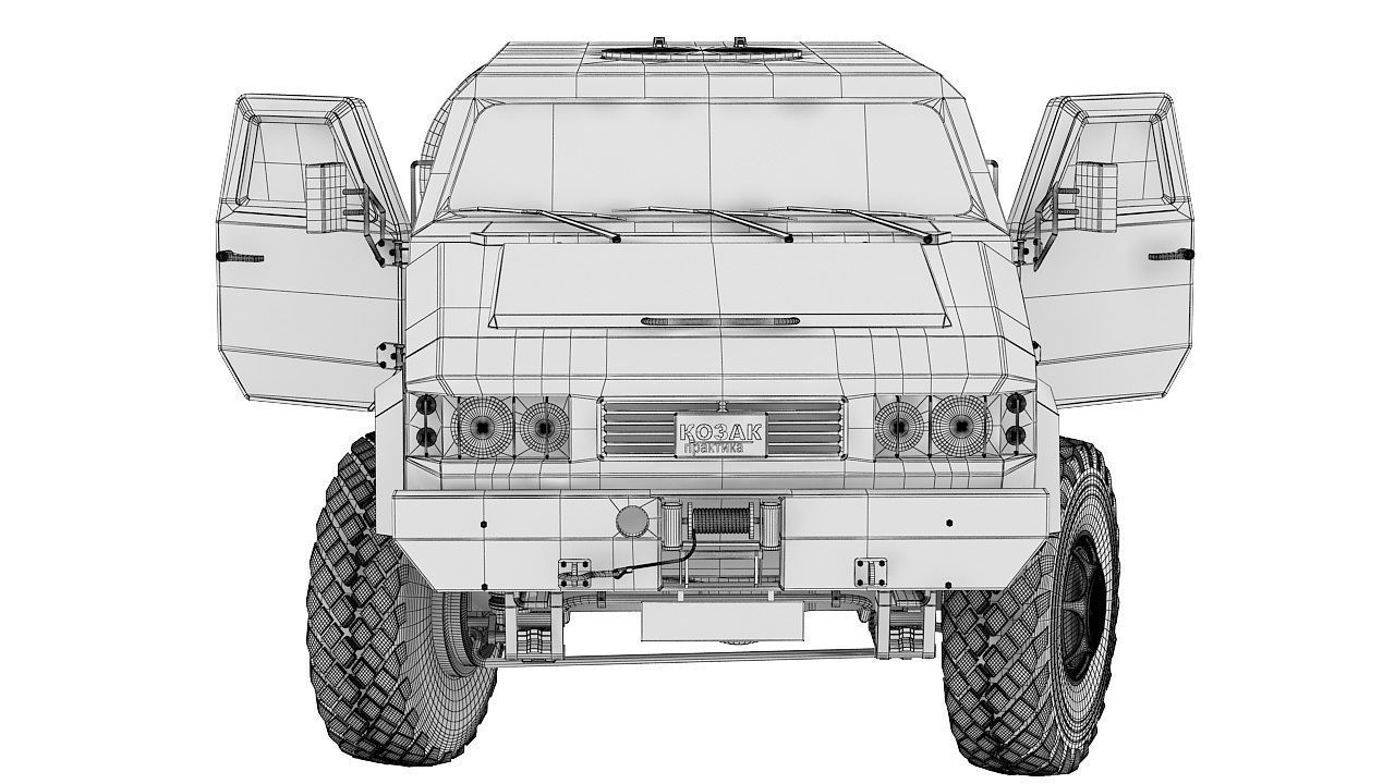 Military vehicle 3D model_34