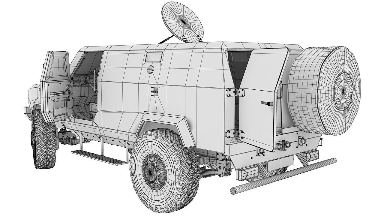 Military vehicle 3D model_29