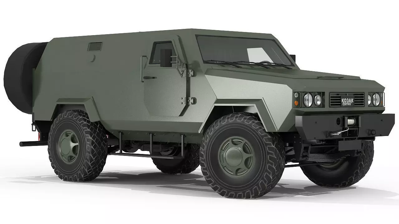 Military vehicle 3D model_0