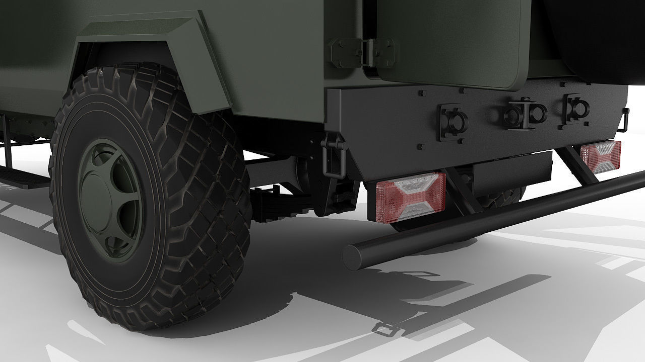Military vehicle 3D model_7