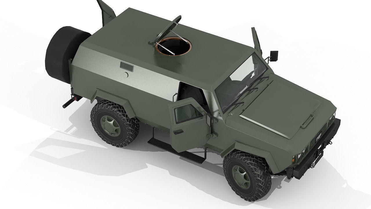 Military vehicle 3D model_16