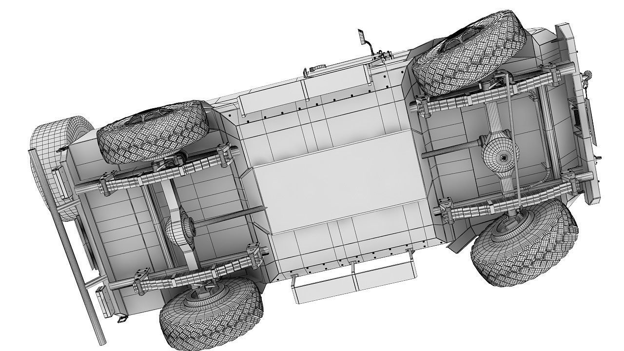Military vehicle 3D model_33