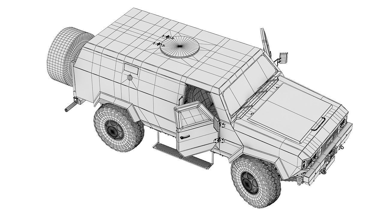 Military vehicle 3D model_20
