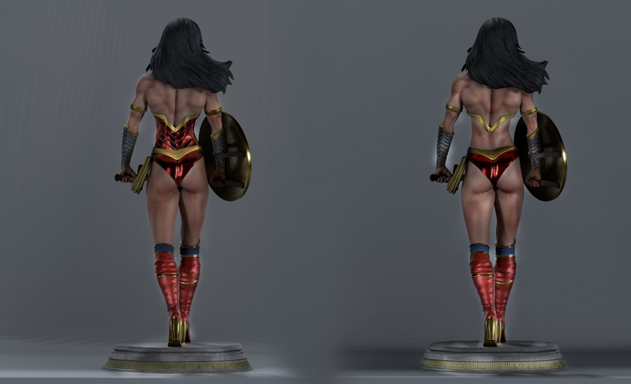 Wonder Woman Model 1 3D Print 3D print model_6