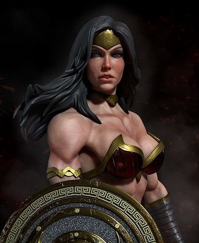 Wonder Woman Model 1 3D Print 3D print model