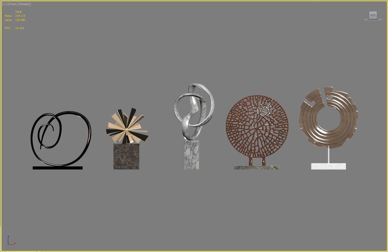 Abstract Sculptures 02 3D model_12