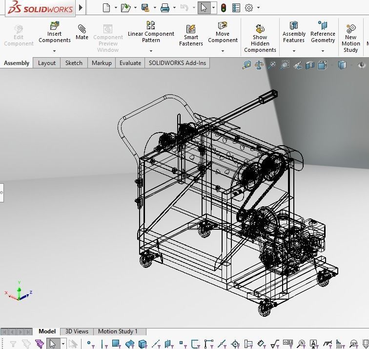 COCONUT PEELER DEHUSKING MACHINE 3D model_11