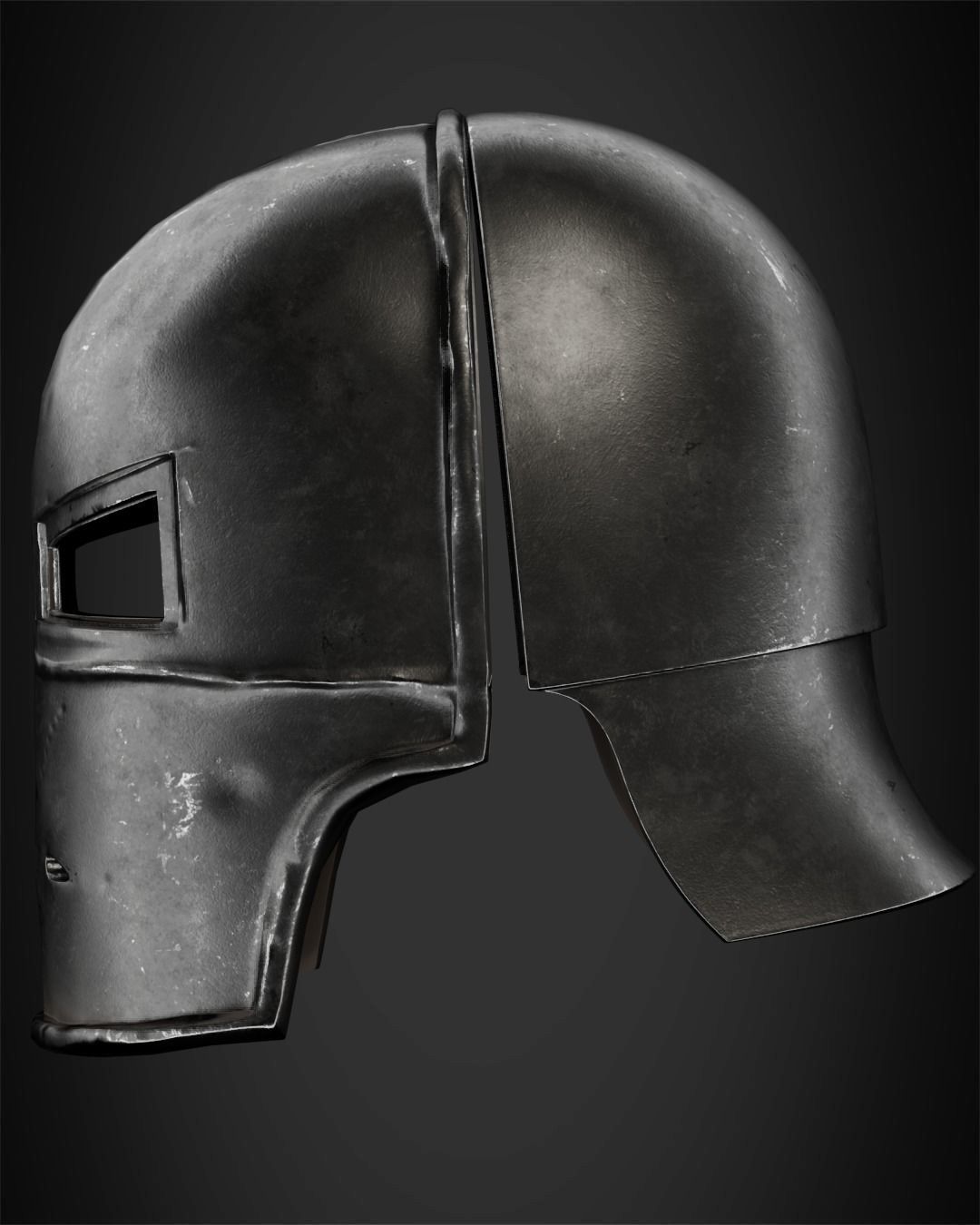 Iron Man Mark 1 Helmet for Cosplay 3D print model_4