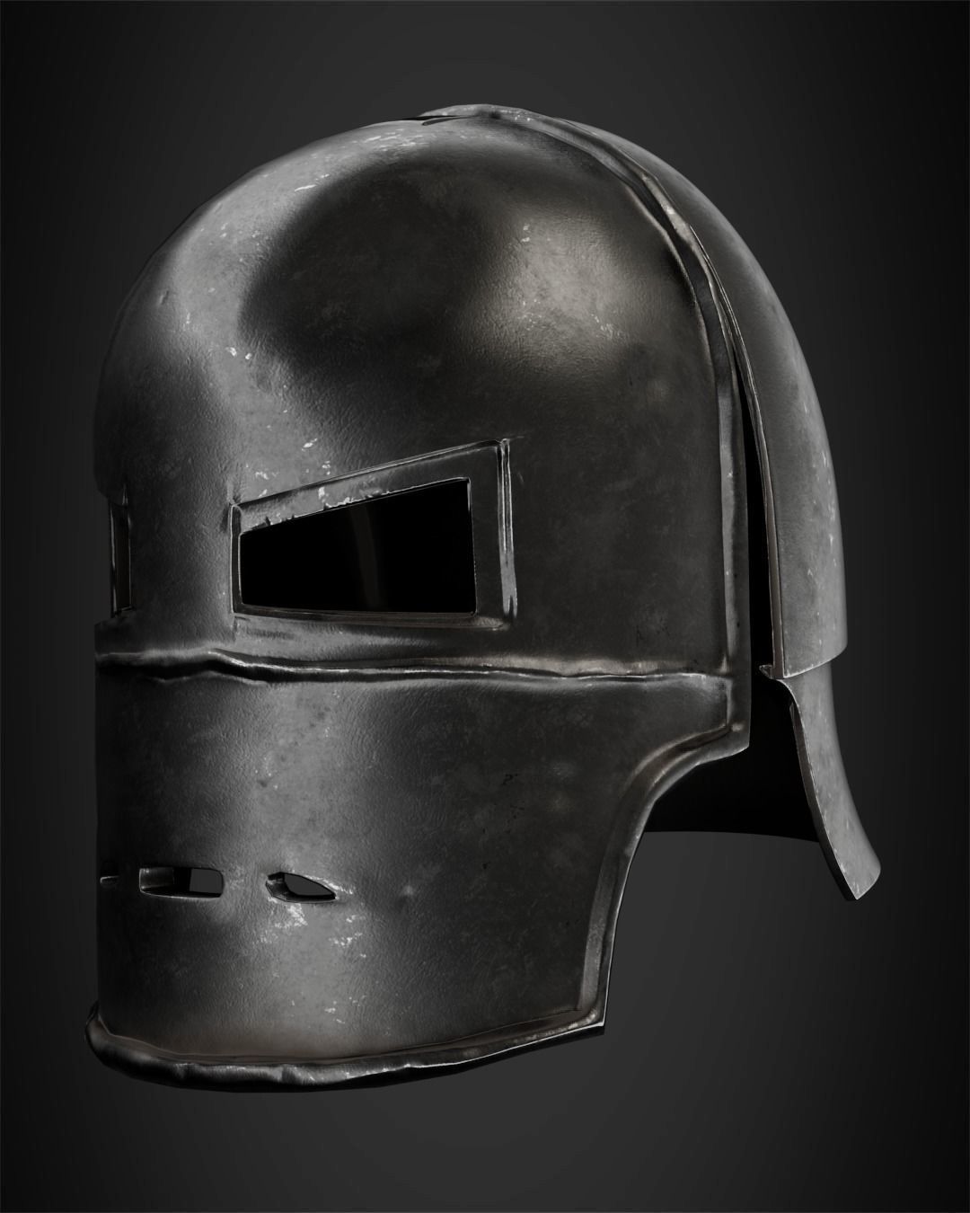 Iron Man Mark 1 Helmet for Cosplay 3D print model_2