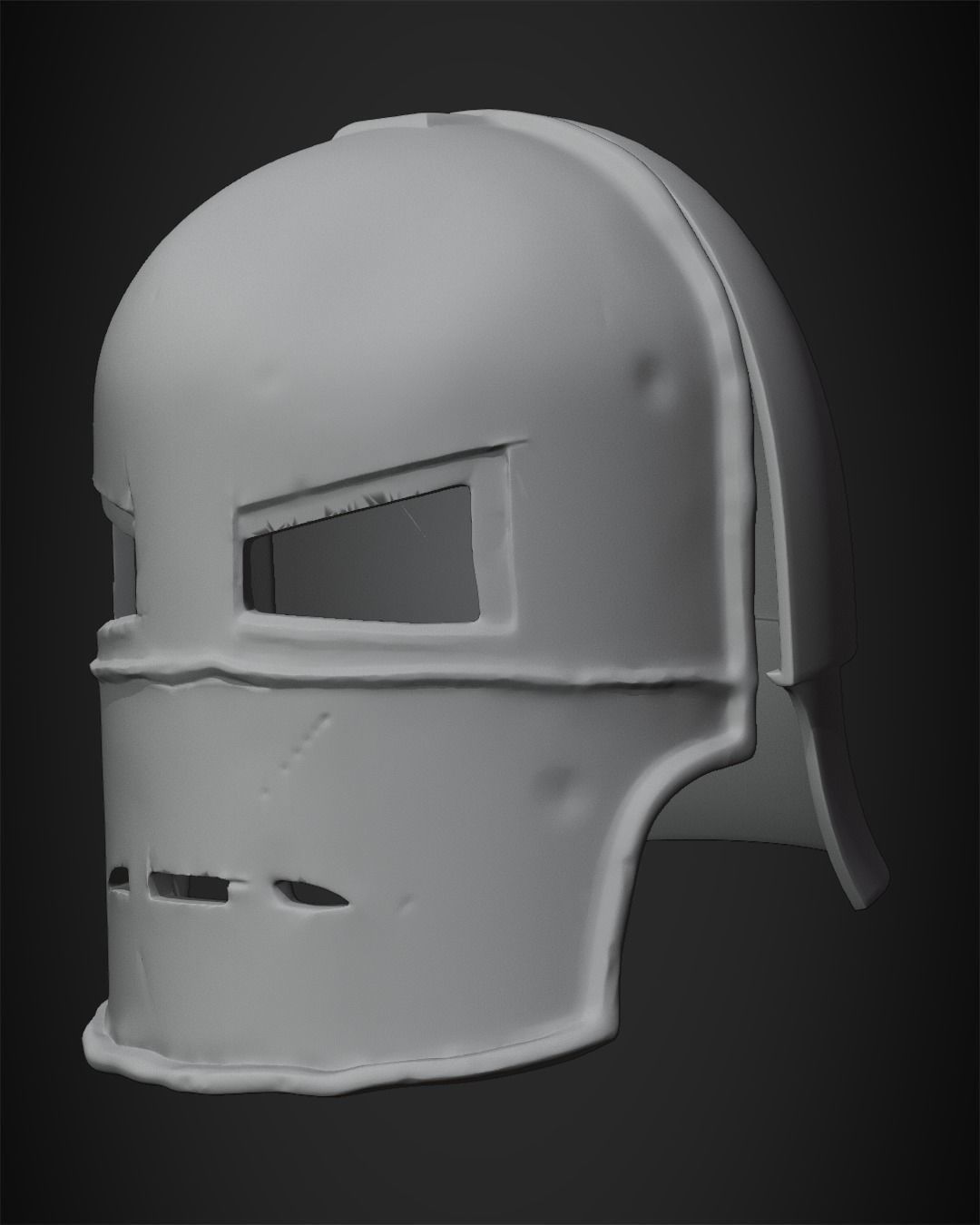 Iron Man Mark 1 Helmet for Cosplay 3D print model_9