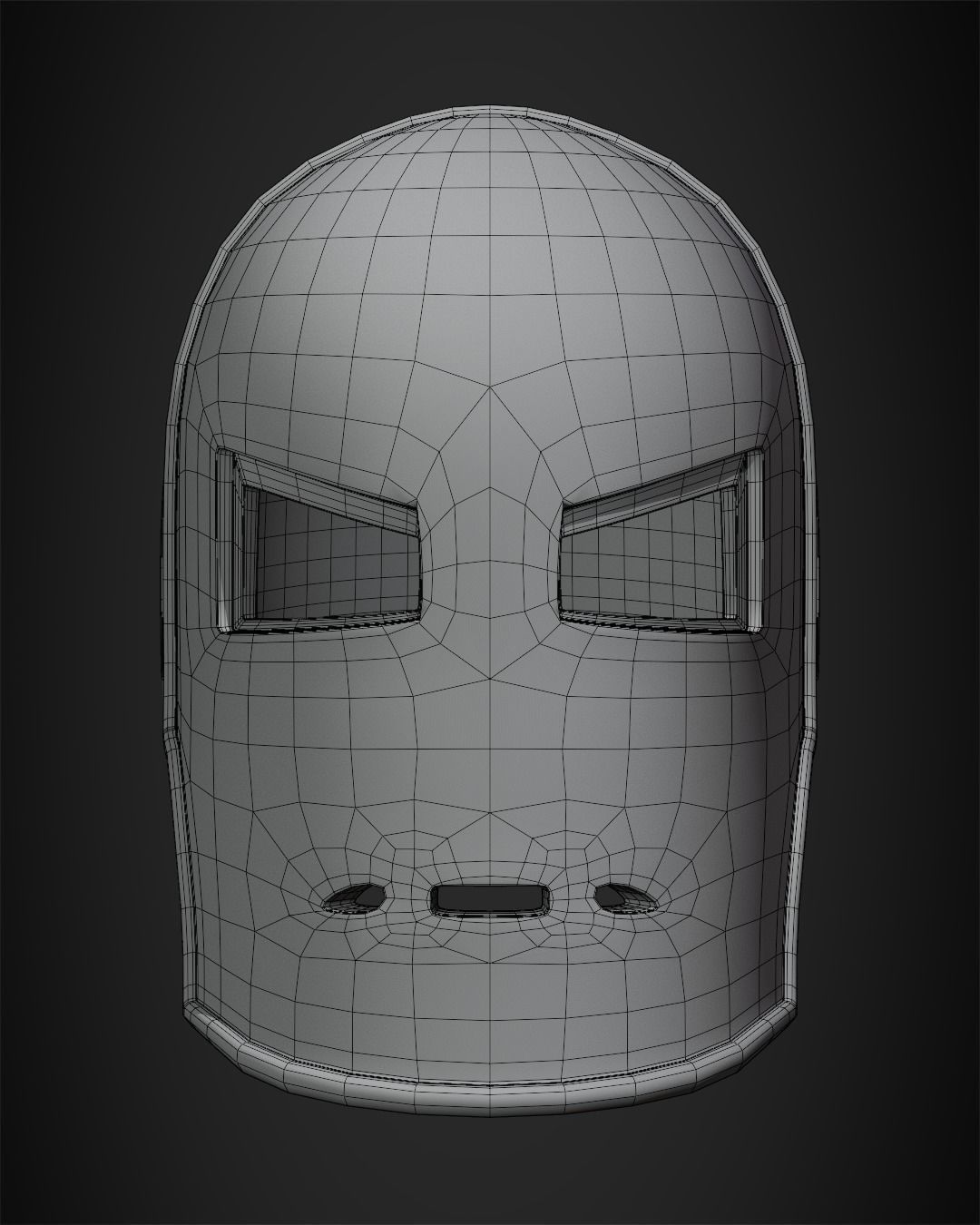 Iron Man Mark 1 Helmet for Cosplay 3D print model_10