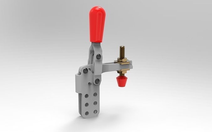 Vertical Hold Down Handle Toggle Clamp 3D model