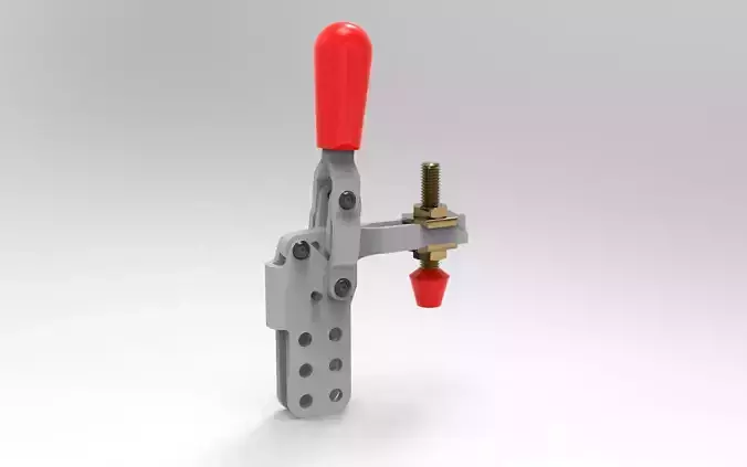 Vertical Hold Down Handle Toggle Clamp 3D model