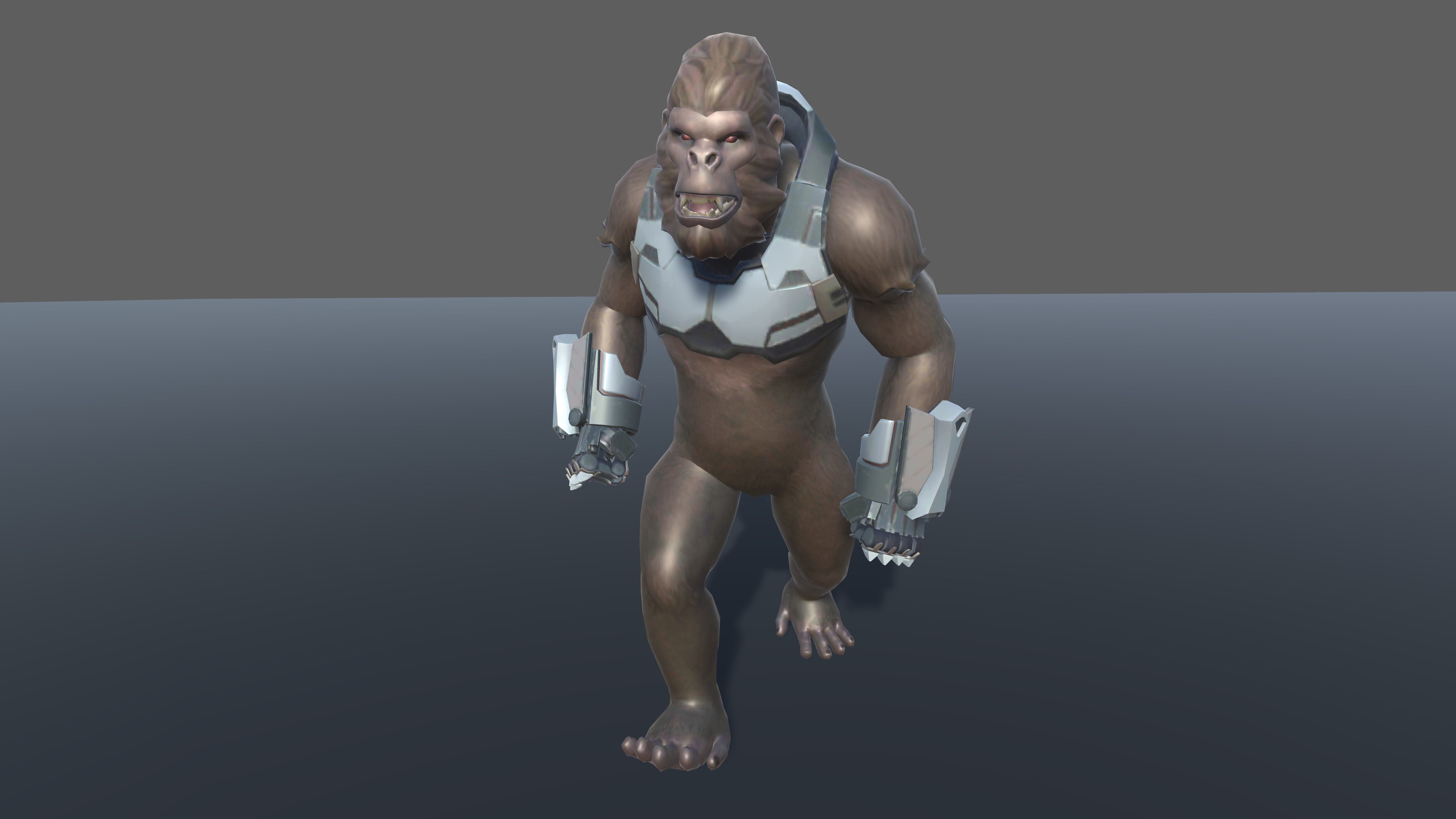 King Kong Animated 3D model 3D model_2