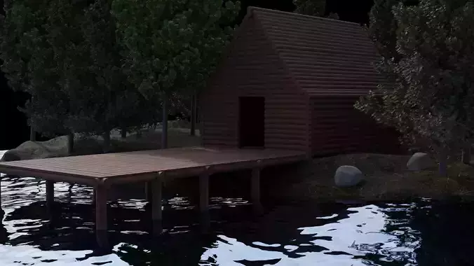 lake hut