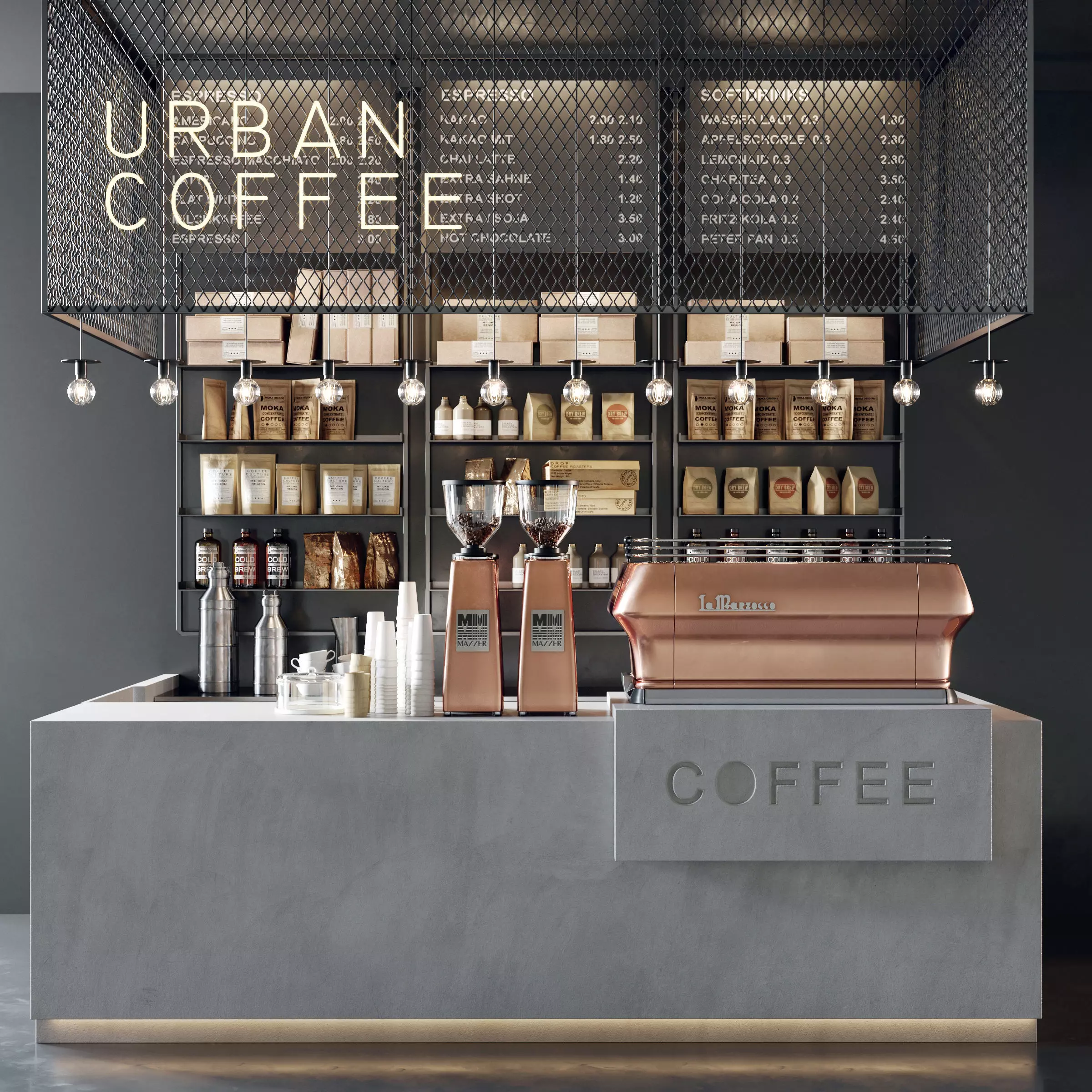 coffee house 3D model