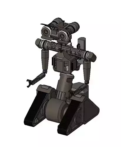 ARC-02-Johnny 5 robot 3D model 3D model