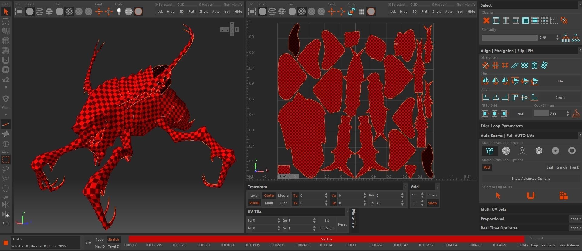 Baby Insect Low Low-poly 3D model_3
