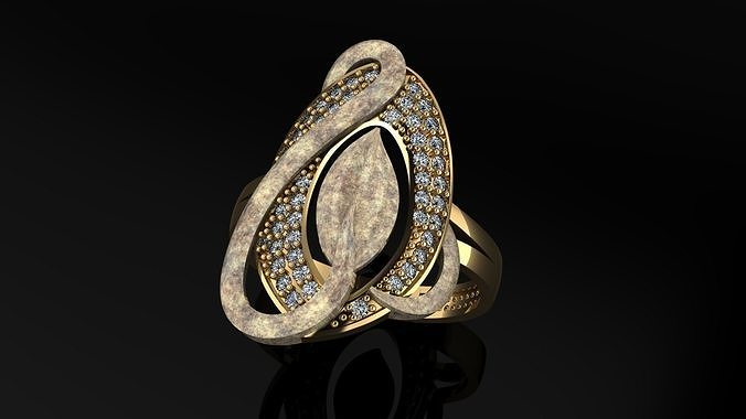 ring gold 3D print model