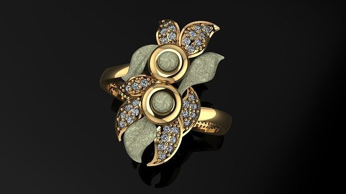 ring gold 3D print model